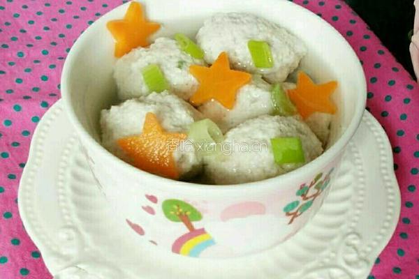 莲藕鸡肉丸子的做法图解15