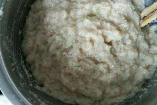莲藕鸡肉丸子的做法图解7