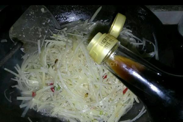 醋溜土豆丝的做法图解7