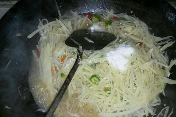 醋溜土豆丝的做法图解8