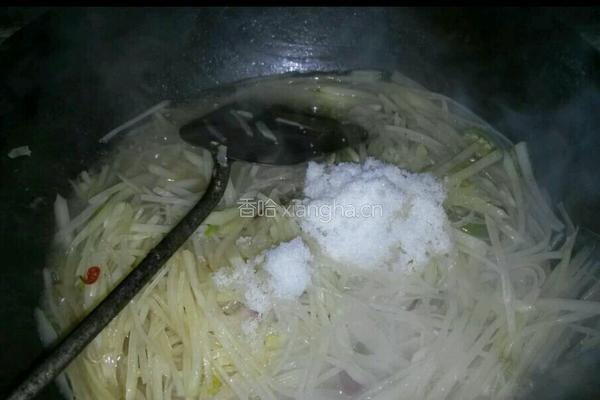 醋溜土豆丝的做法图解9