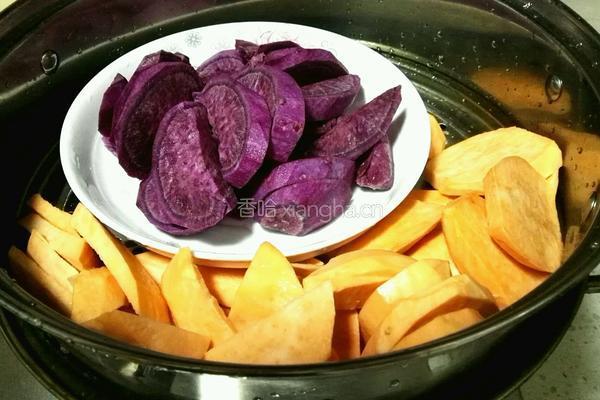 双色馒头卷的做法图解1