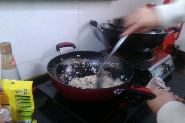 香菇蛋炒饭的做法图解7