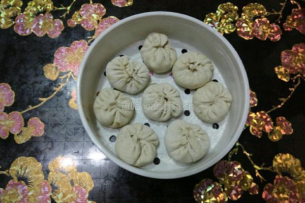 香菇白菜鲜肉包的做法图解7