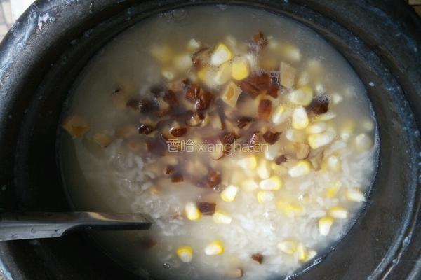 香菇玉米肉末粥的做法图解9
