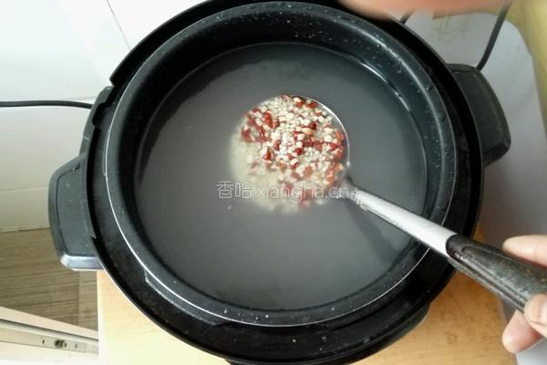 高粱米花豆粥的做法图解6
