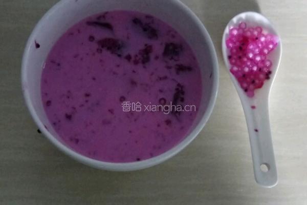 火龙果西米露的做法图解5