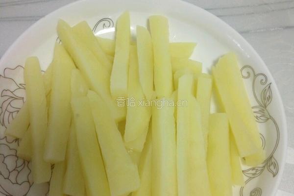 炸土豆条的做法图解4