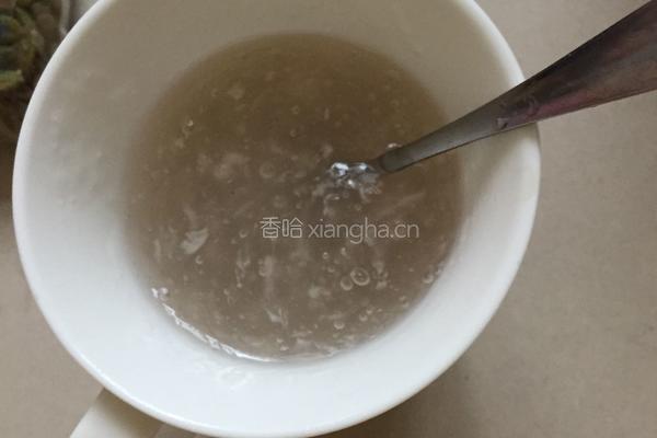 藕粉羹的做法图解3