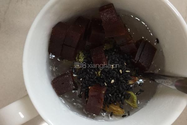 藕粉羹的做法图解4