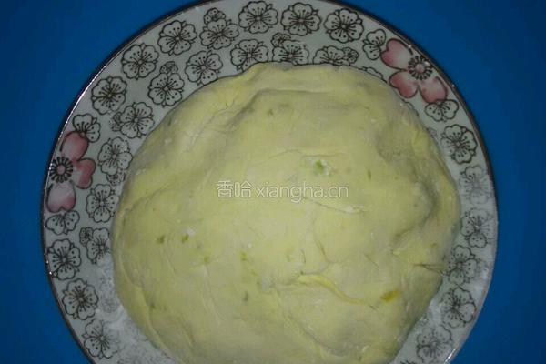 南瓜豆沙饼的做法图解5