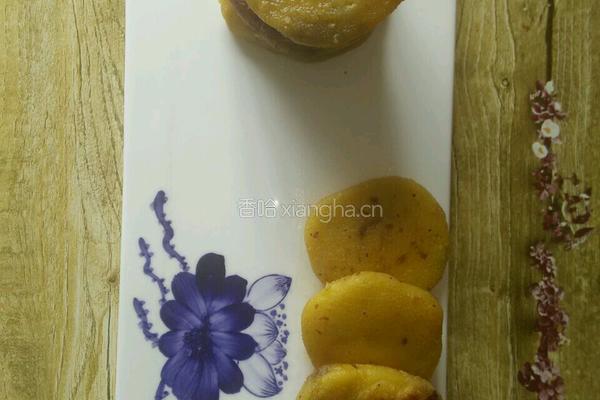 南瓜豆沙饼的做法图解13