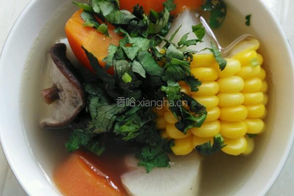 萝卜玉米香菇排骨汤
