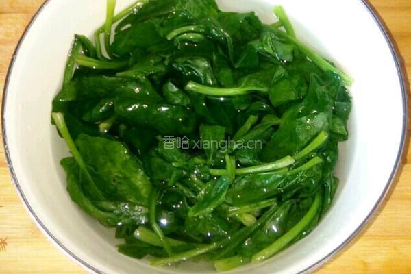 鸡蛋炒菠菜的做法图解4