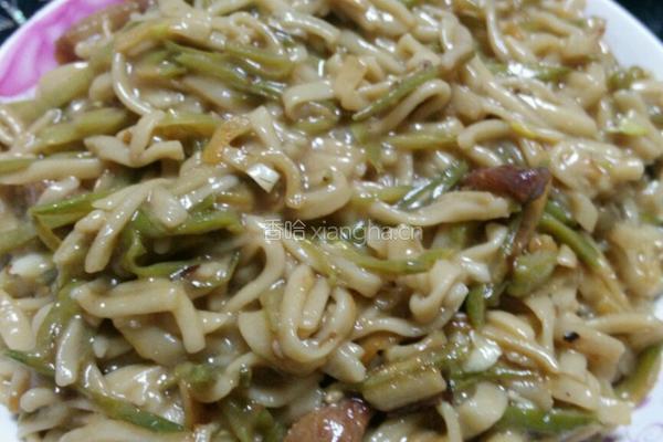  扁豆角闷面的做法图解7