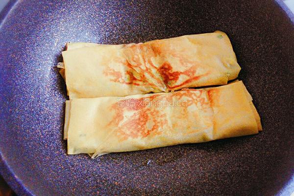 韭菜鸡蛋煎饼盒子的做法图解8