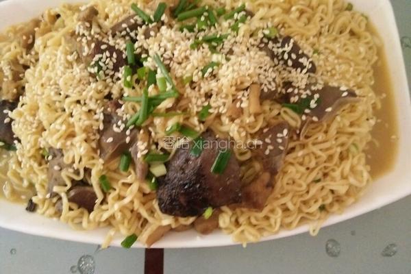 鸡杂炒面的做法图解11
