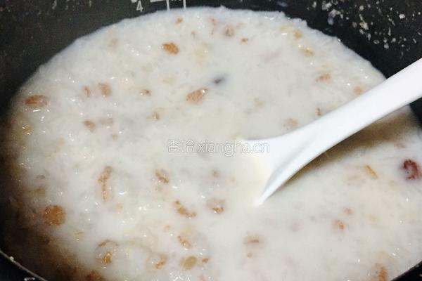 燕麦牛奶粥的做法图解4