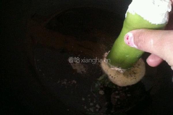 浇汤灌肉虎皮辣椒的做法图解11