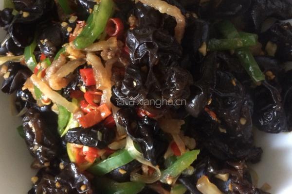 肉丝炒黑木耳(剁椒篇)的做法图解5