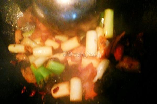 葱爆回锅肉的做法图解12