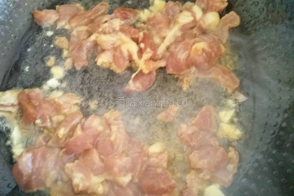鲍鱼炒梅肉的做法图解3