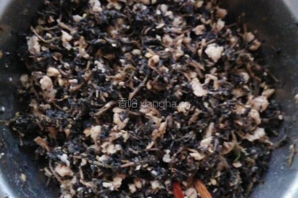 马齿苋(又称长寿菜)包子的做法图解3