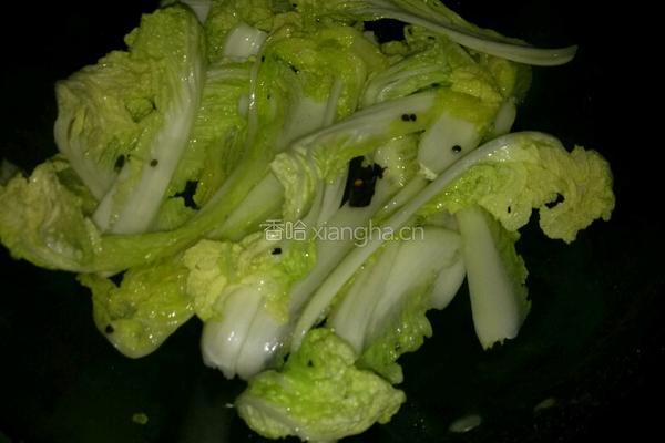 刮骨肉炒娃娃菜的做法图解5