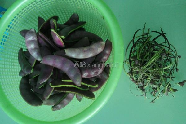 紫扁豆焖饭的做法图解3