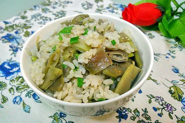 紫扁豆焖饭的做法图解14