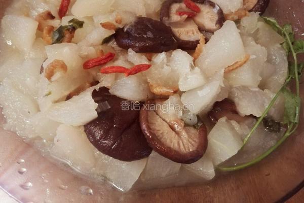 冬瓜海米香菇的做法图解8