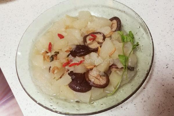 冬瓜海米香菇的做法图解6