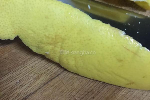蜂蜜柚子茶（红肉蜜柚）的做法图解2