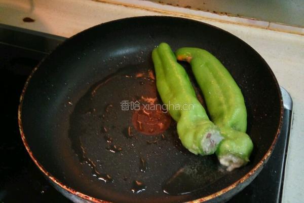 尖椒酿鱿鱼的做法图解12