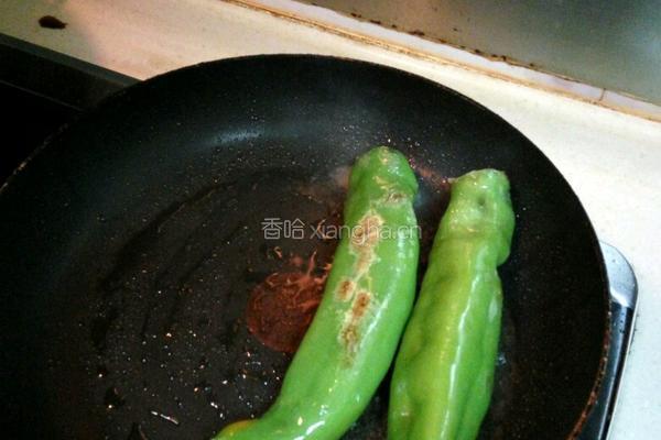 尖椒酿鱿鱼的做法图解13