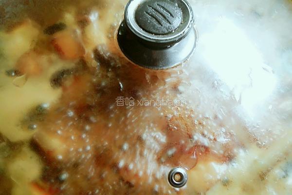 无油红烧肉烧紫薯的做法图解10
