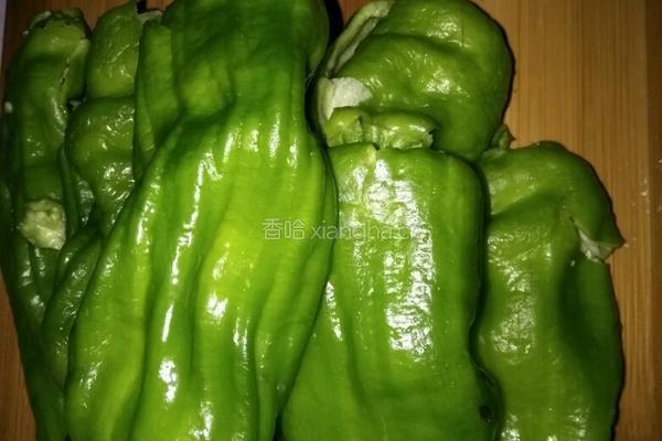 自创虎皮尖椒（爆椒）的做法图解2