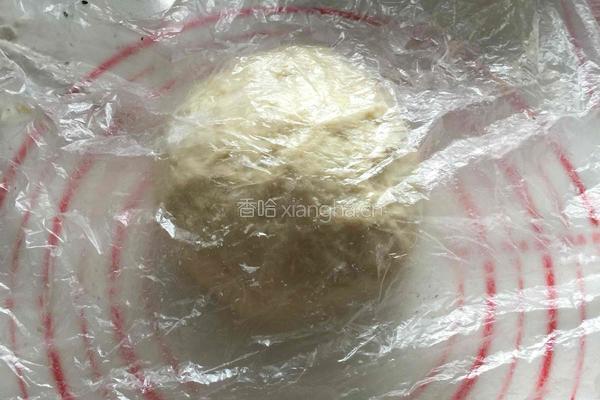 蜜豆花环面包的做法图解4