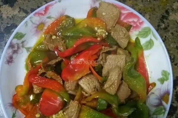 辣椒炒肉的做法图解4