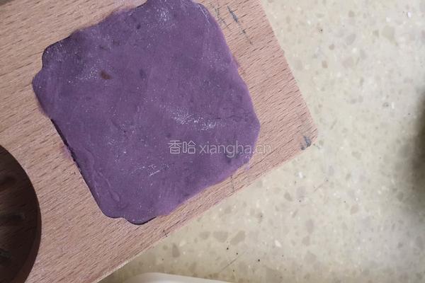 芝麻红豆馅紫薯饼的做法图解13