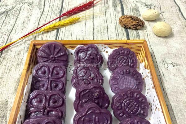 芝麻红豆馅紫薯饼的做法图解16