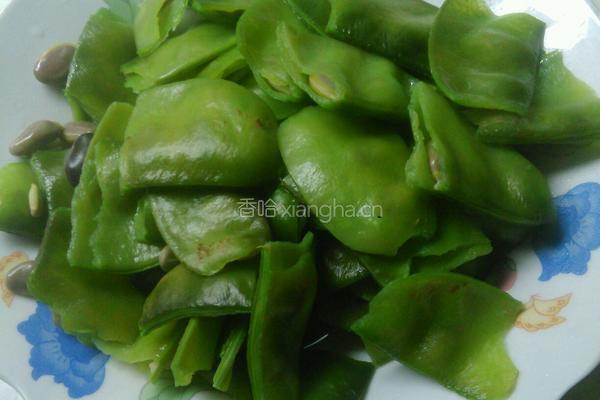烩扁豆的做法图解5