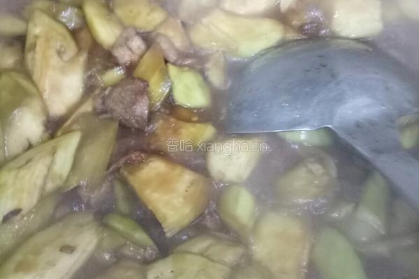 肉焖茄的做法图解5