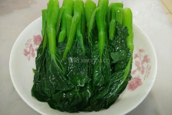 香菇油菜的做法图解9