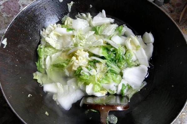 素煮白菜的做法图解4