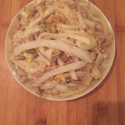 白菜梆子炒肉丝的做法[图]