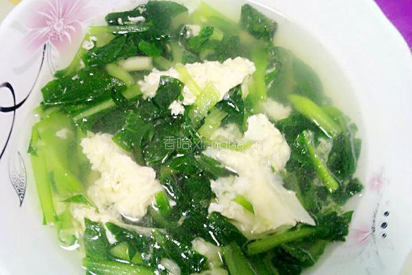青菜蛋汤的做法图解9