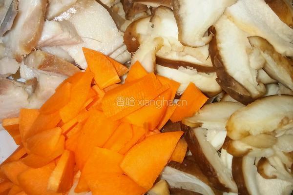 香菇肉片的做法图解1