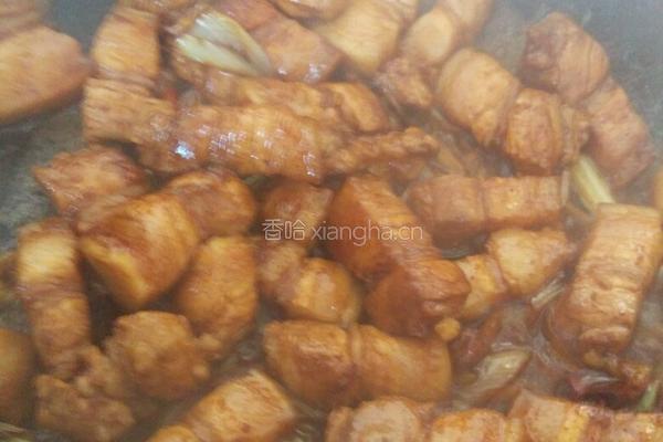五花肉烧冻豆腐的做法图解8