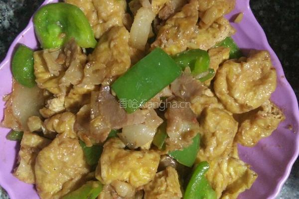 腊肉炒油豆腐的做法图解9
